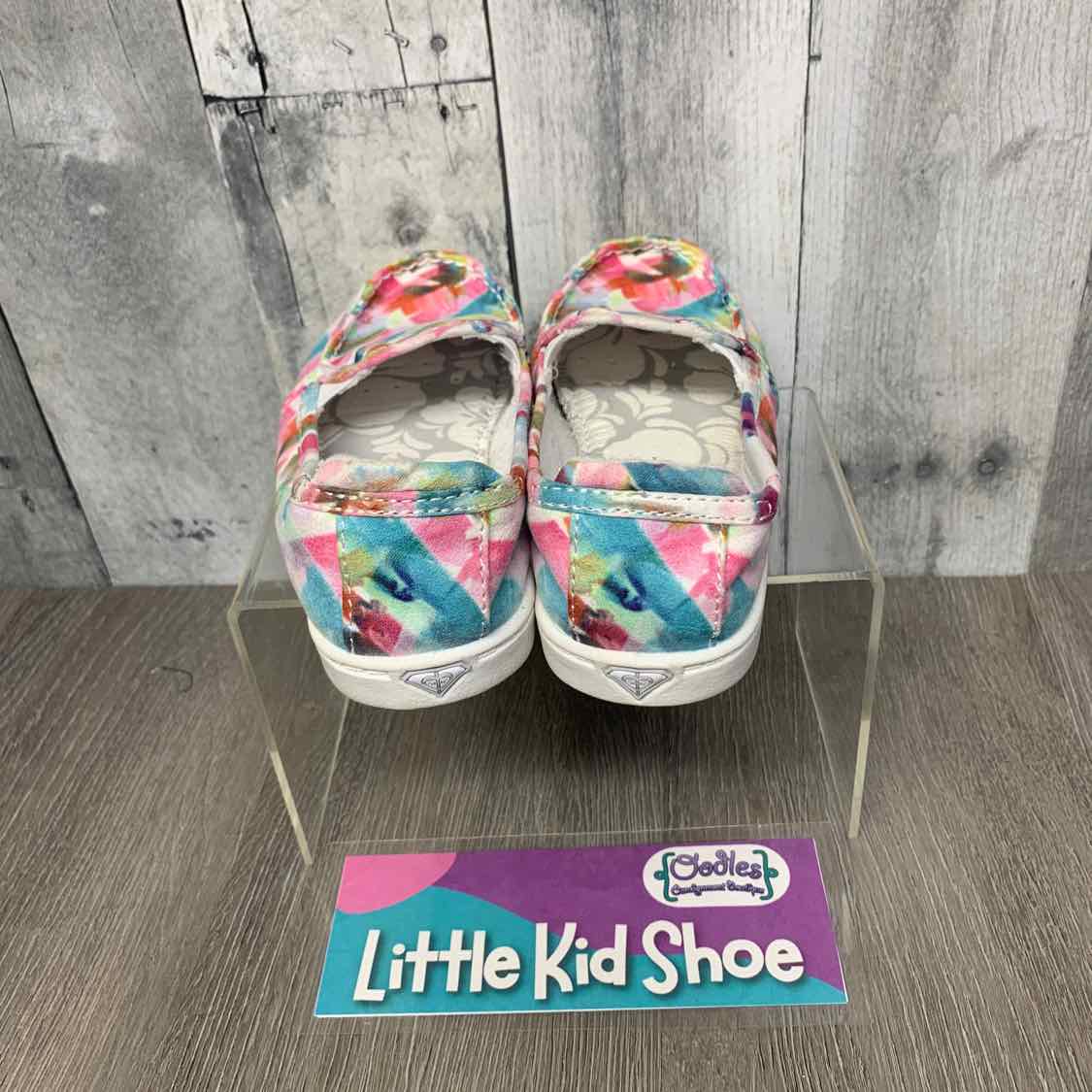 Size 11 White/Pink Roxy Loafers