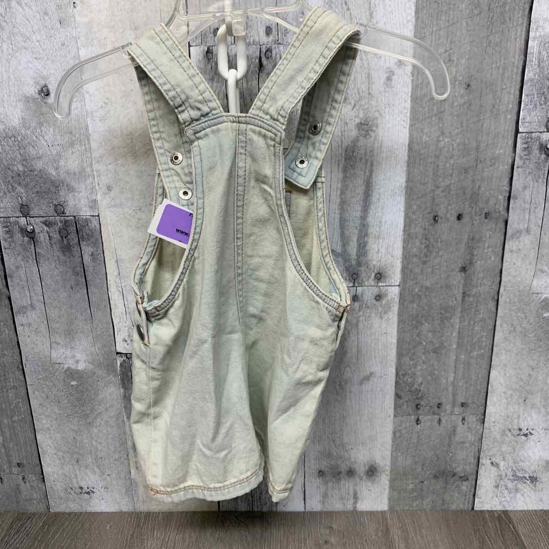 Size 12 Months Denim/Pink Barbie Overalls
