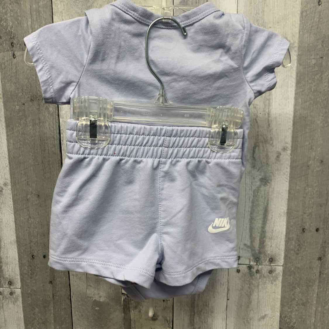 Size 6 Months Blue Sport Brand Shirt/Shorts