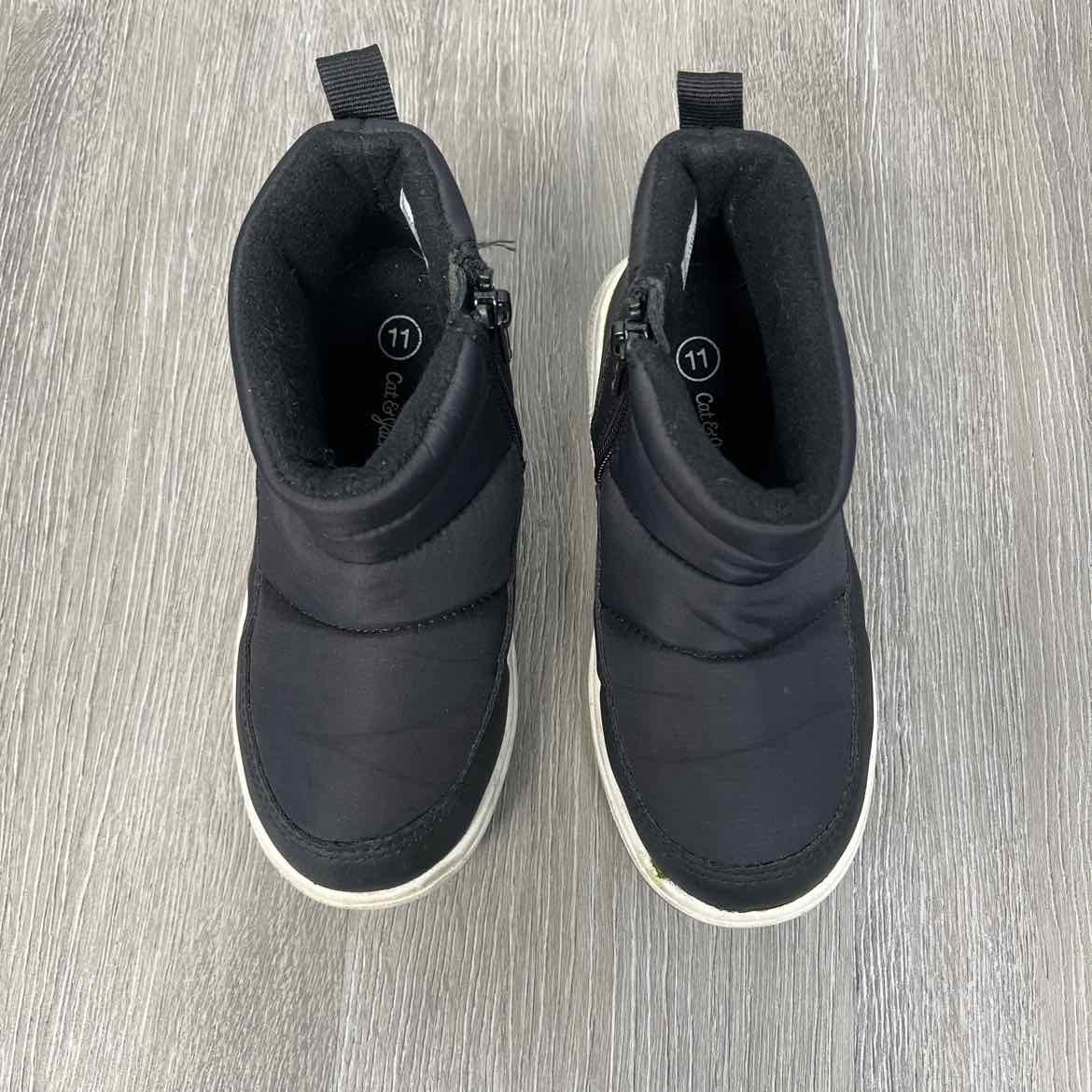 Size 11 Black Cat & Jack Snow Boots