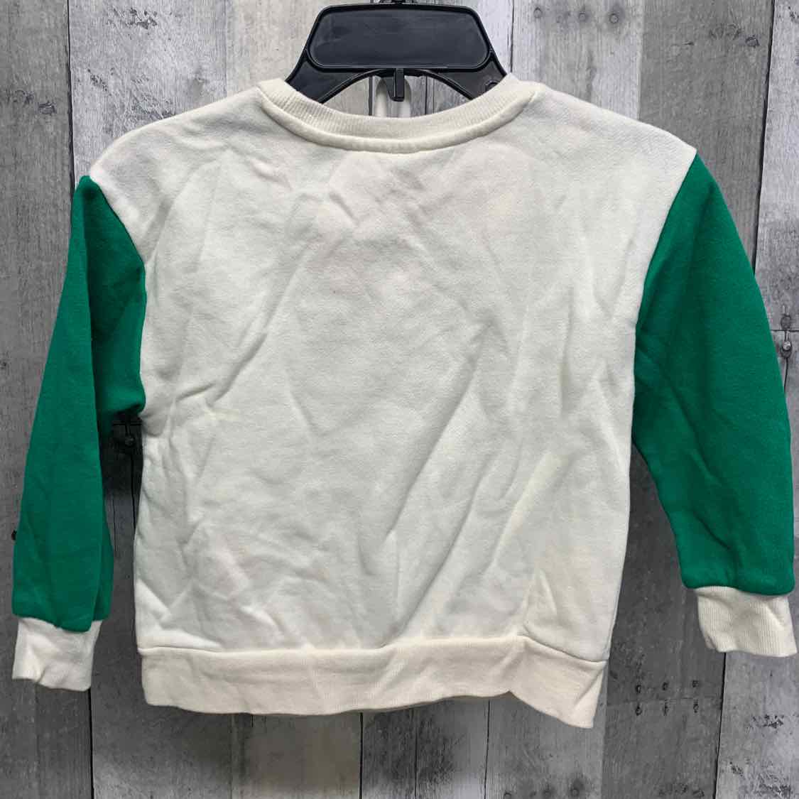 Size 4 White/Green Dr Seuss Sweat Shirt