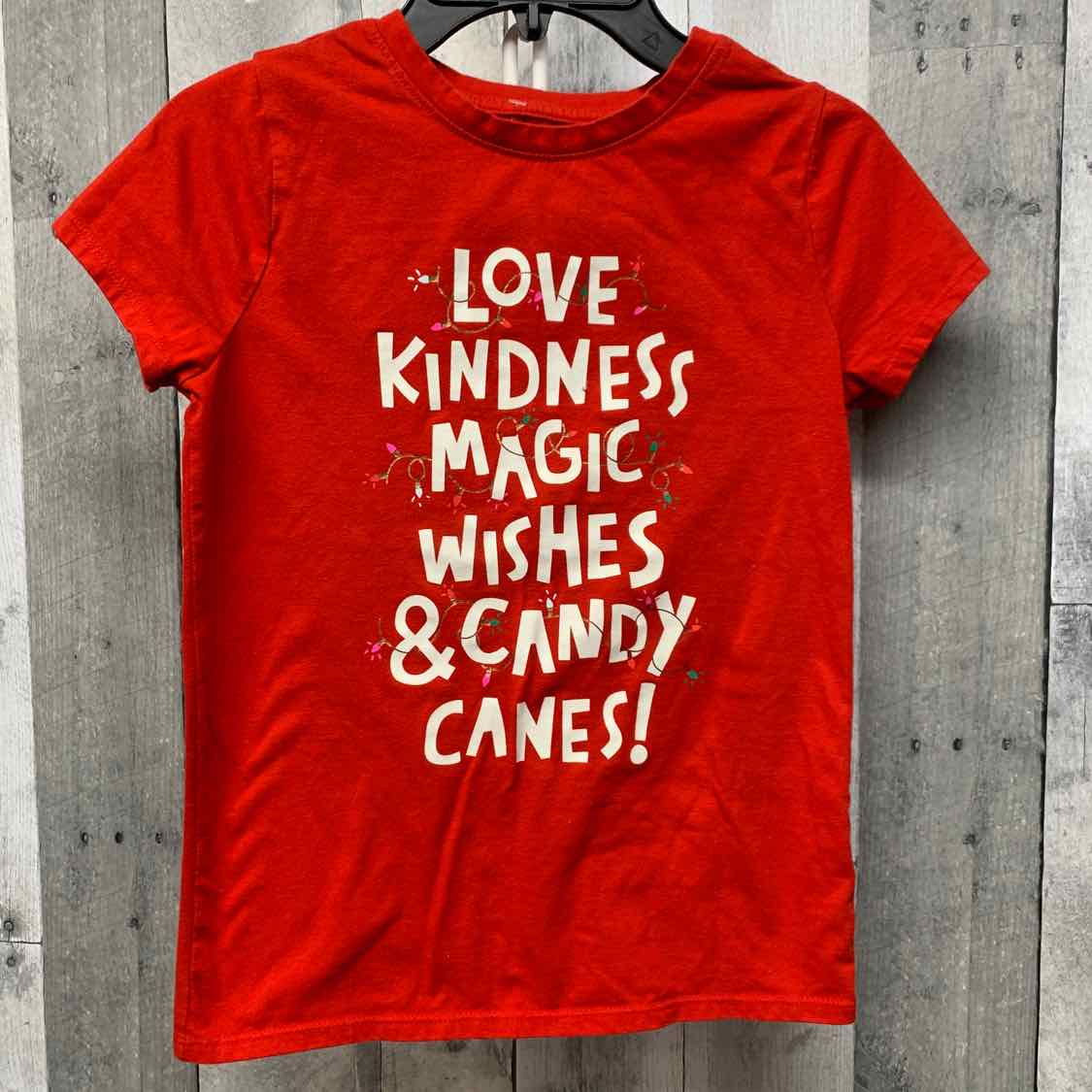 Size 7/8 Red Graphic Cat & Jack T Shirt