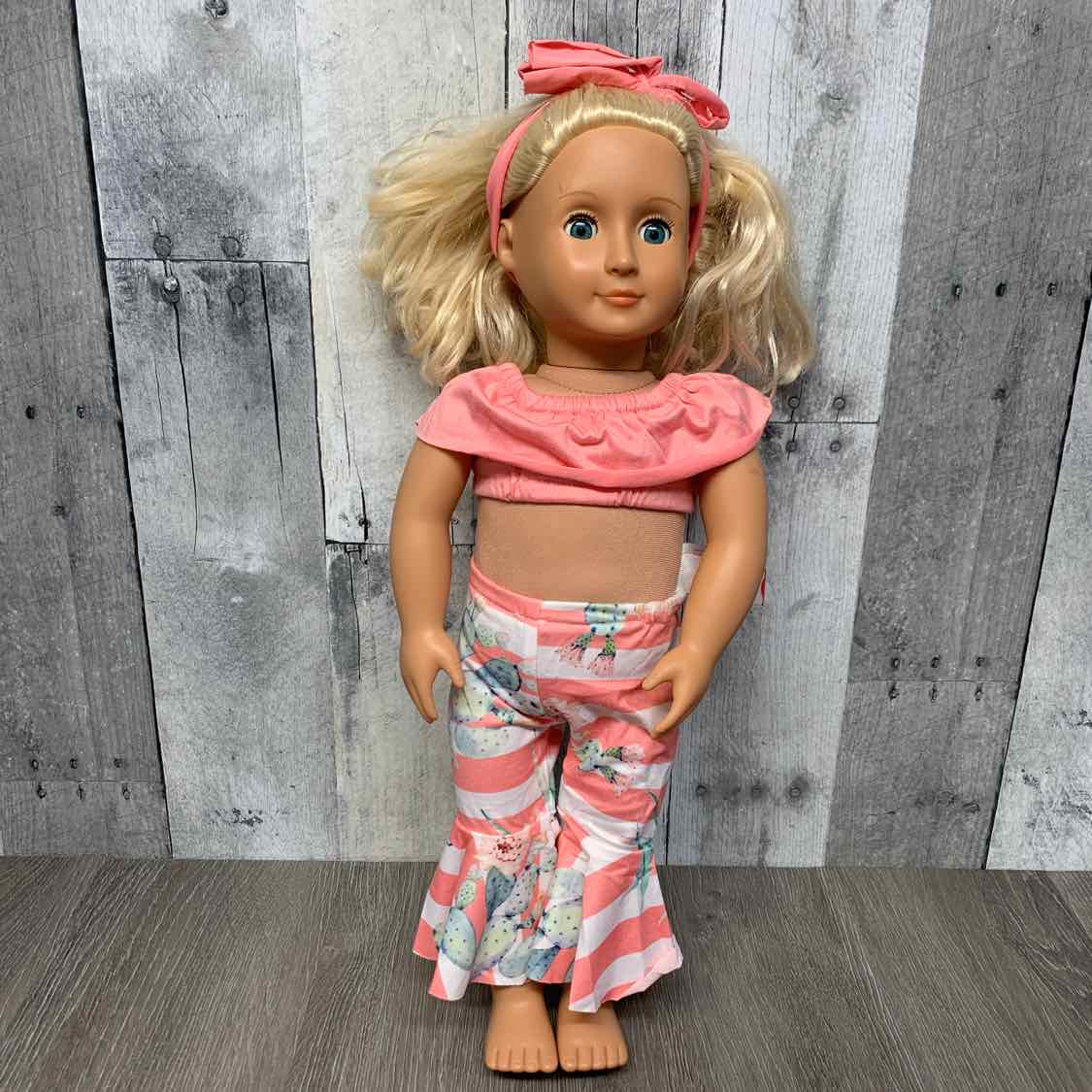 3pc 18" Cactus Outfit Shirt & Pants w/HB