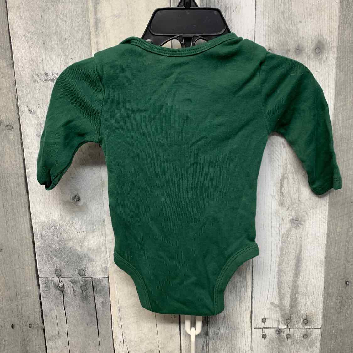 Size 6 Months Green Okie Dokie Bodysuit