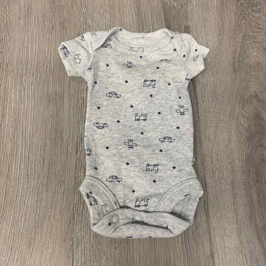 Size Preemie Gray/Navy Carter's Bodysuit - OodlesCB