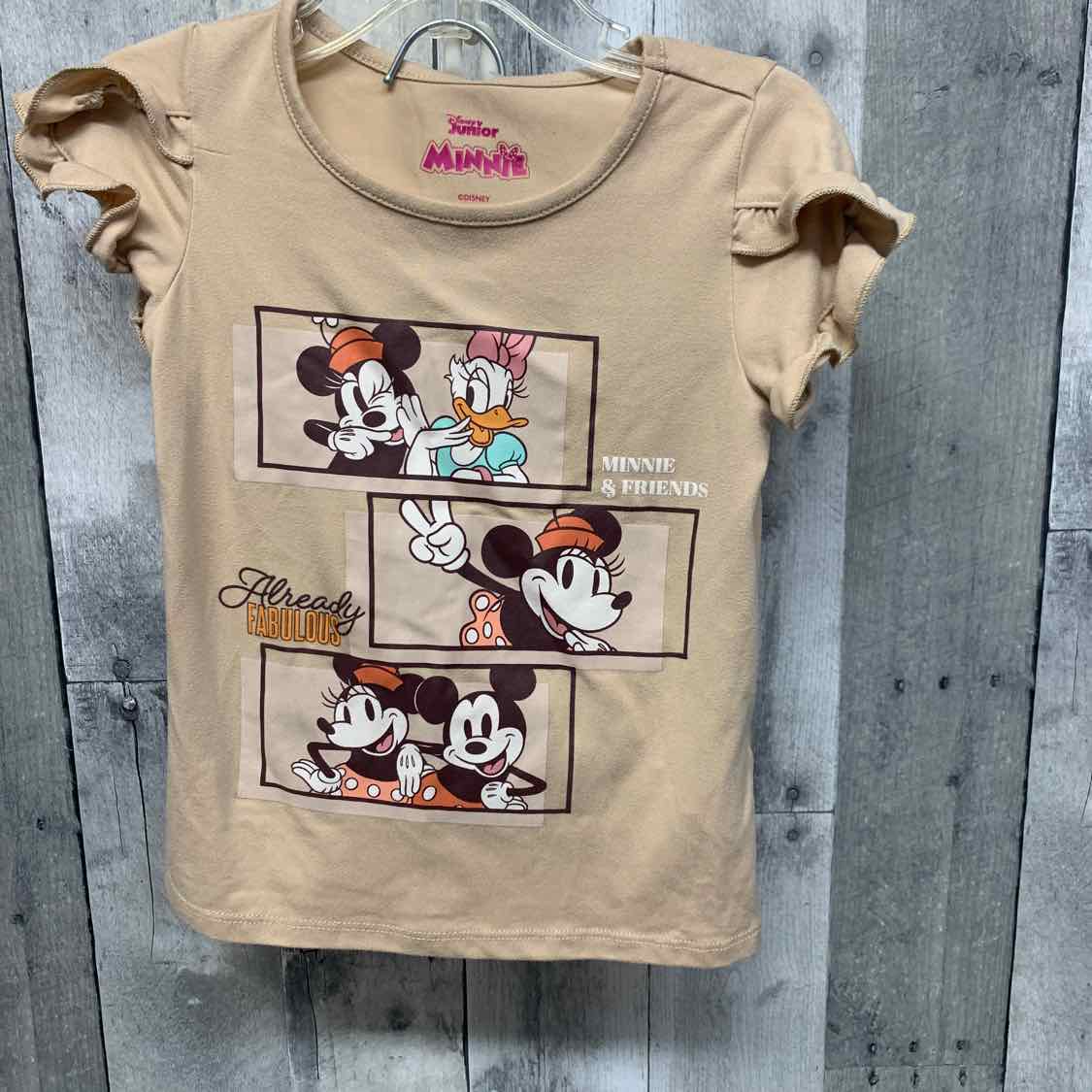 Size 3T Tan/Orange Disney Shirt/Shorts