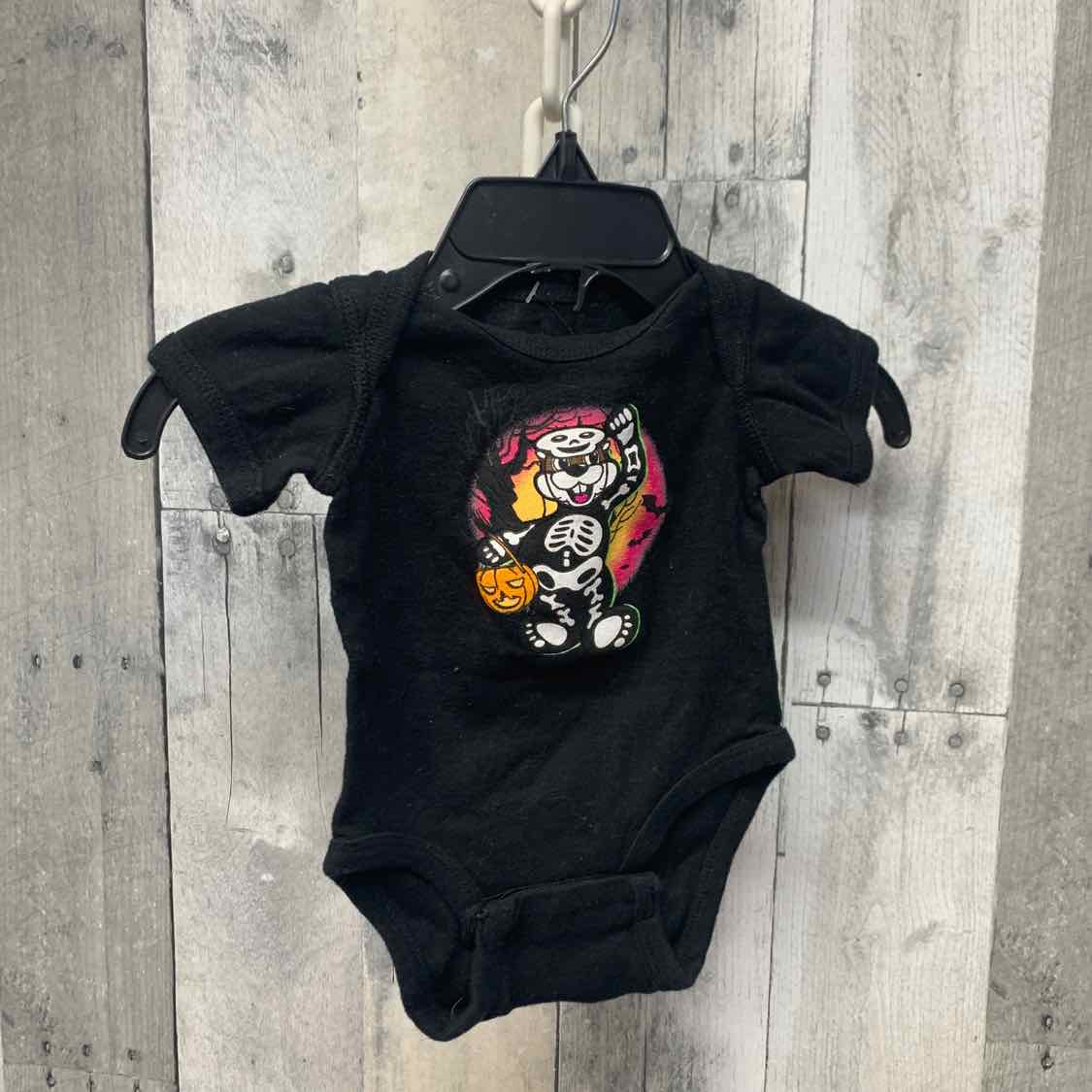 Size 3 Months Black Graphic B Brand Bodysuit