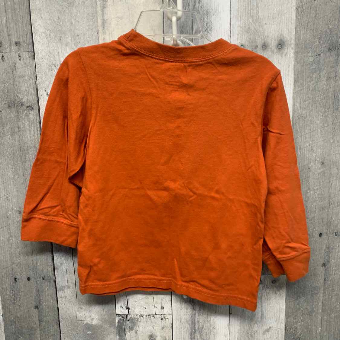 Size 3T Orange/White Children's Place Long Sleeve Shirt