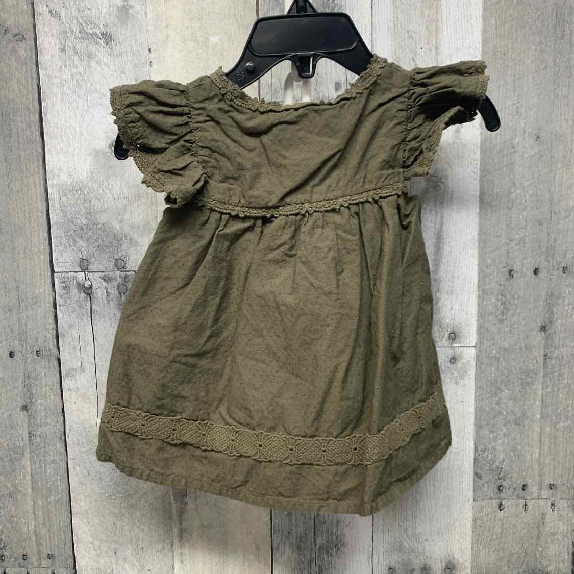 Size 6-9 Months Green B Brand Dress