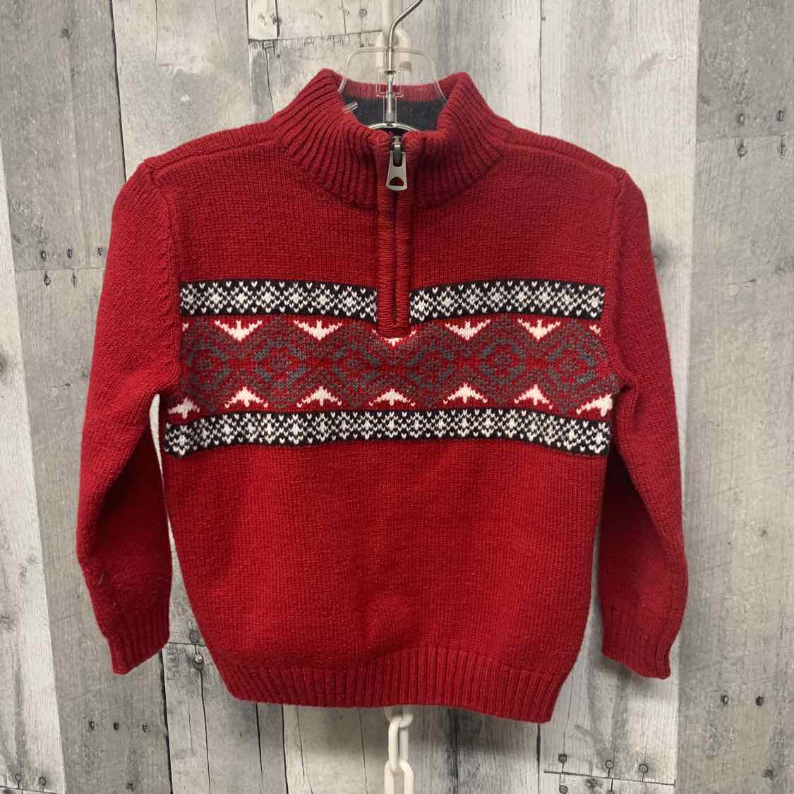 Size 3T Red/White B Brand Sweater