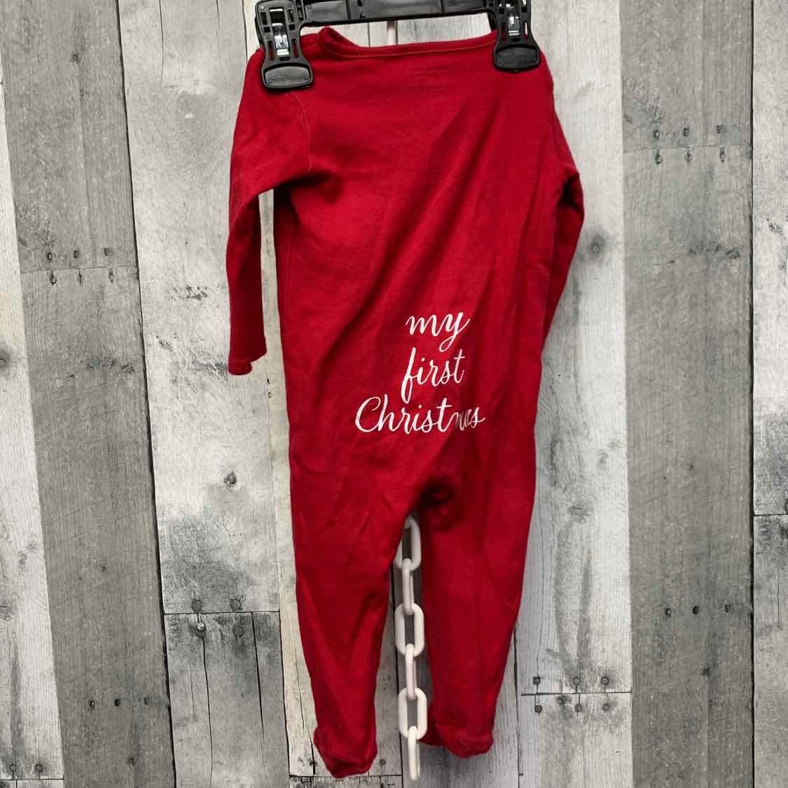 Size 3-6 Months Red Children's Place Footy PJs