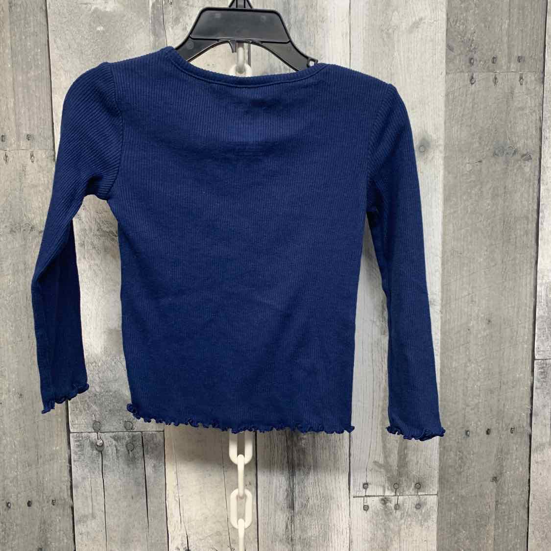 Size 2T Navy Okie Dokie Long Sleeve Shirt
