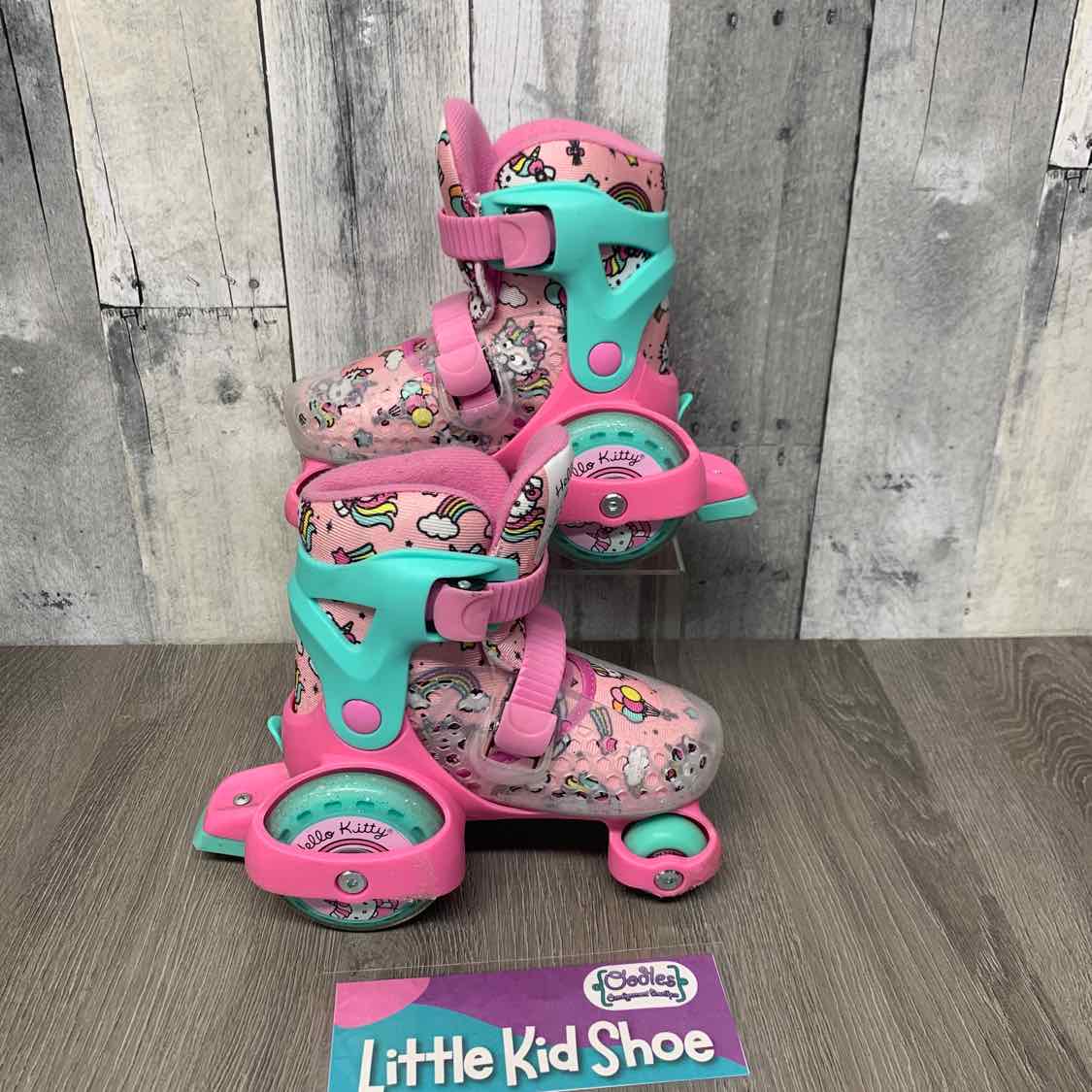 Size 11/2 Pink/Teal Hello Kitty Skates