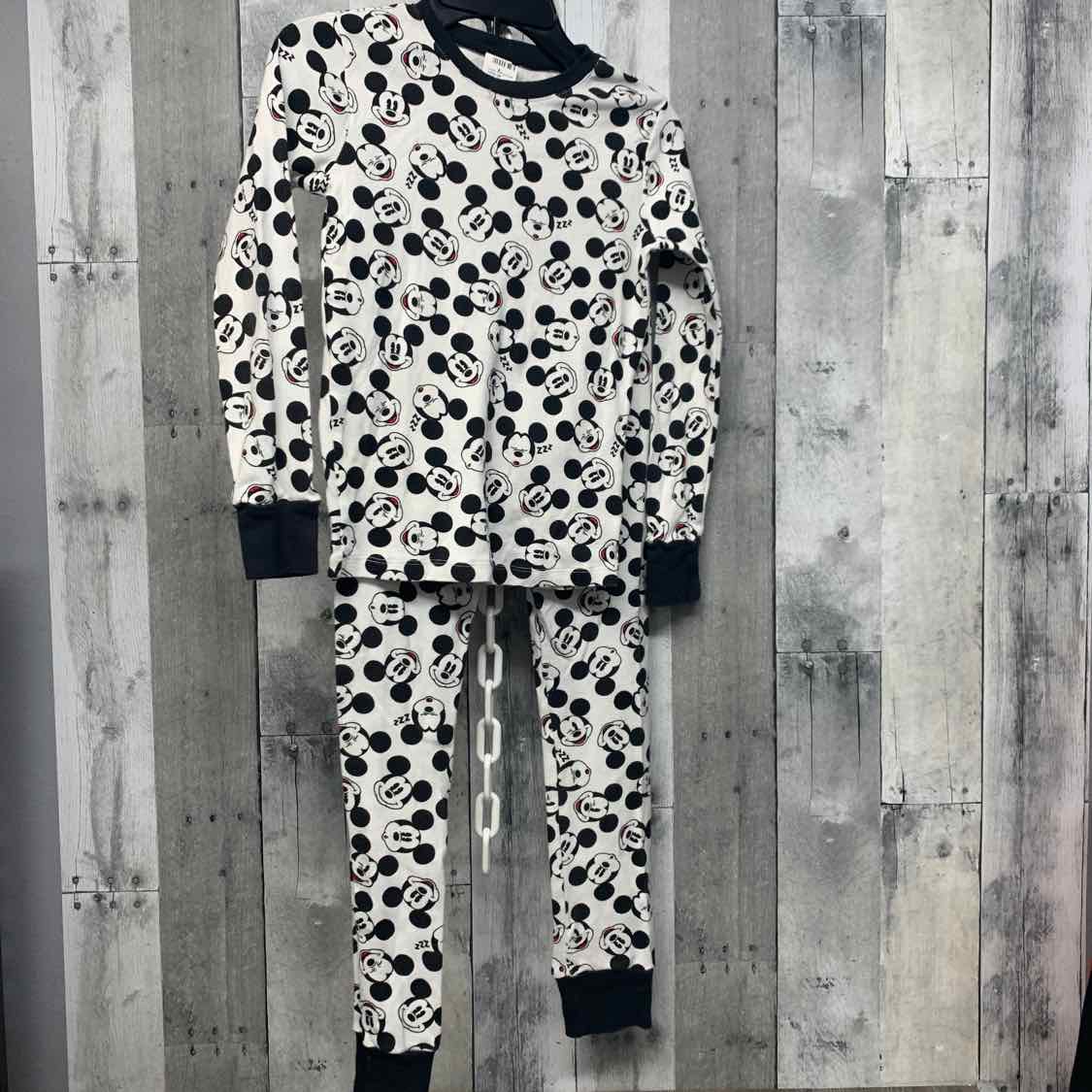 Size 10 Black/White Disney 2pc PJs