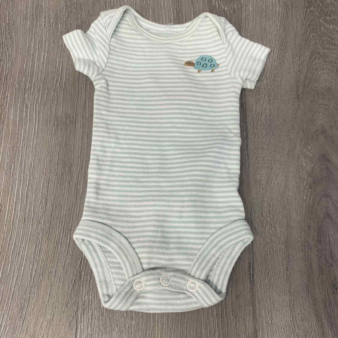 Size Preemie Green/White Simple Joys Bodysuit - OodlesCB