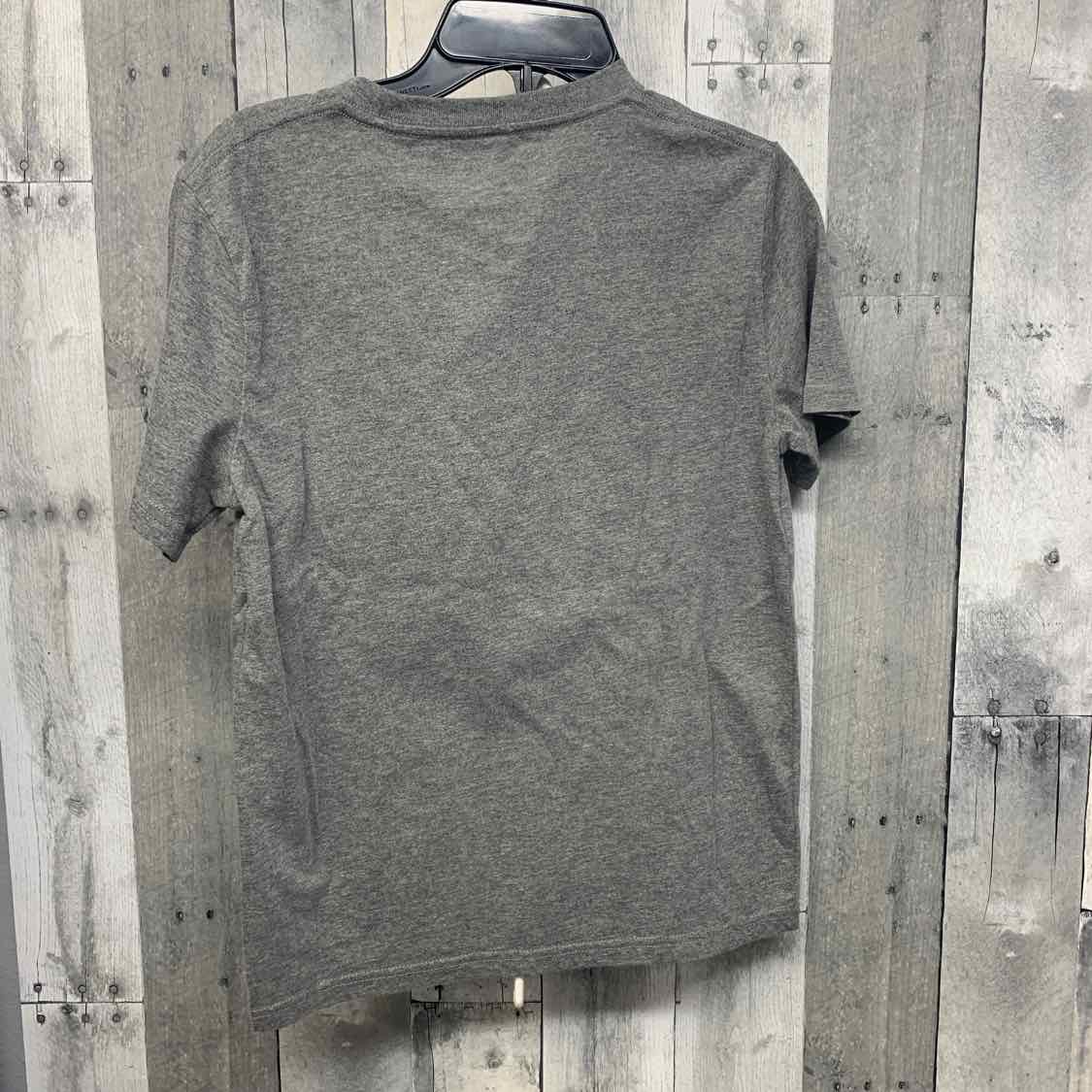 Size 10/12 Gray Graphic Quiksilver T Shirt