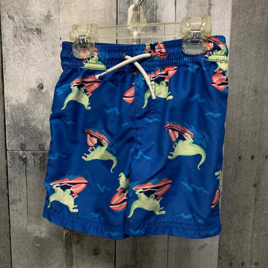 Size 3T Blue Print Child of Mine Swim Trunks