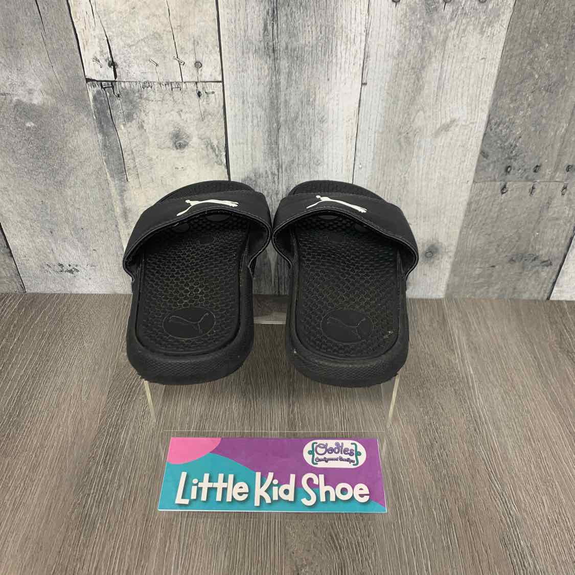 Size 13 Black/White Puma Sandals