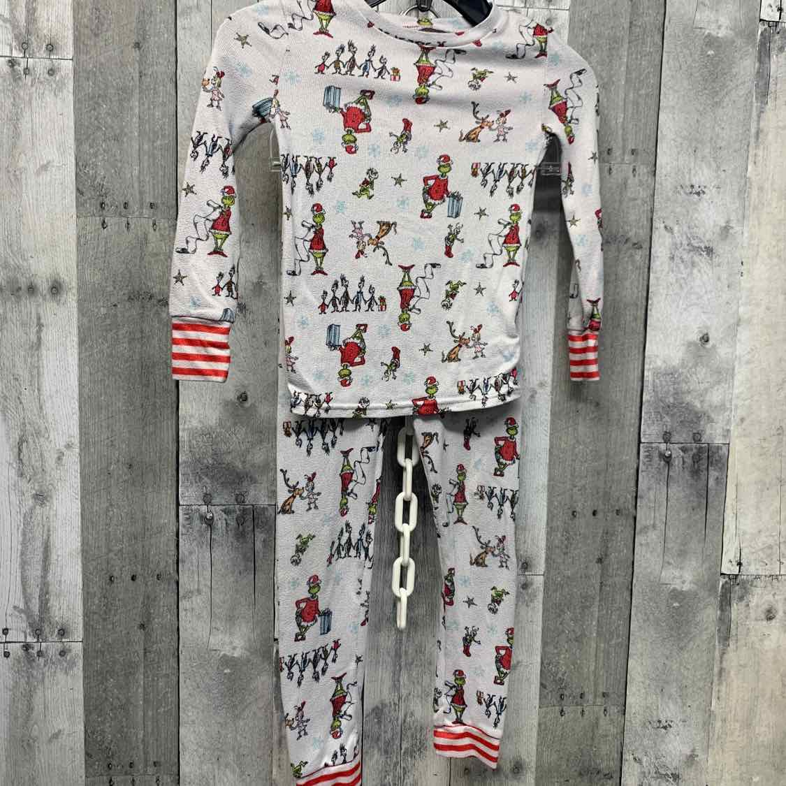 Size 5T Gray/Red Dr Seuss 2pc PJs