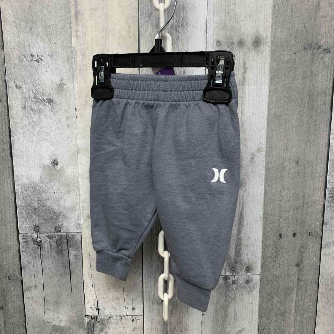 Size 3 Months Gray/White Hurley Athletic Pants