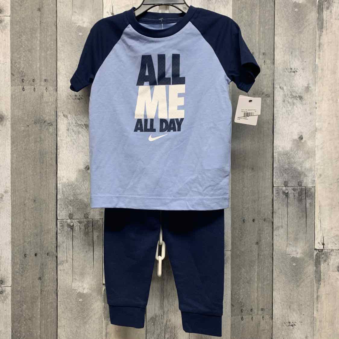 Size 3T Blue/Navy Sport Brand Shirt/Pants