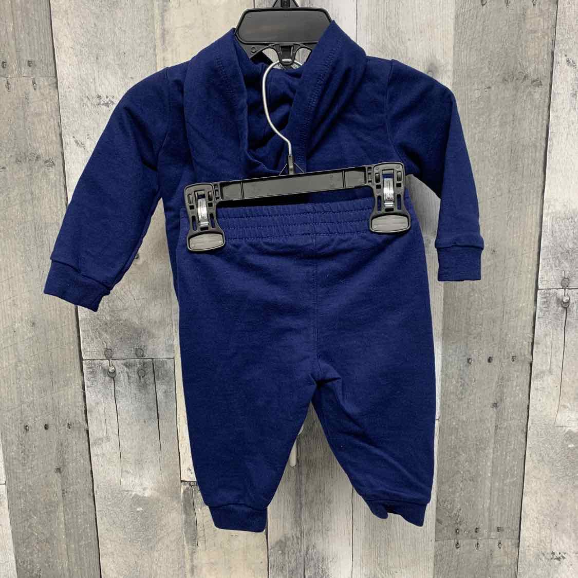 Size 6 Months Navy/White Sport Brand Jacket/Pants