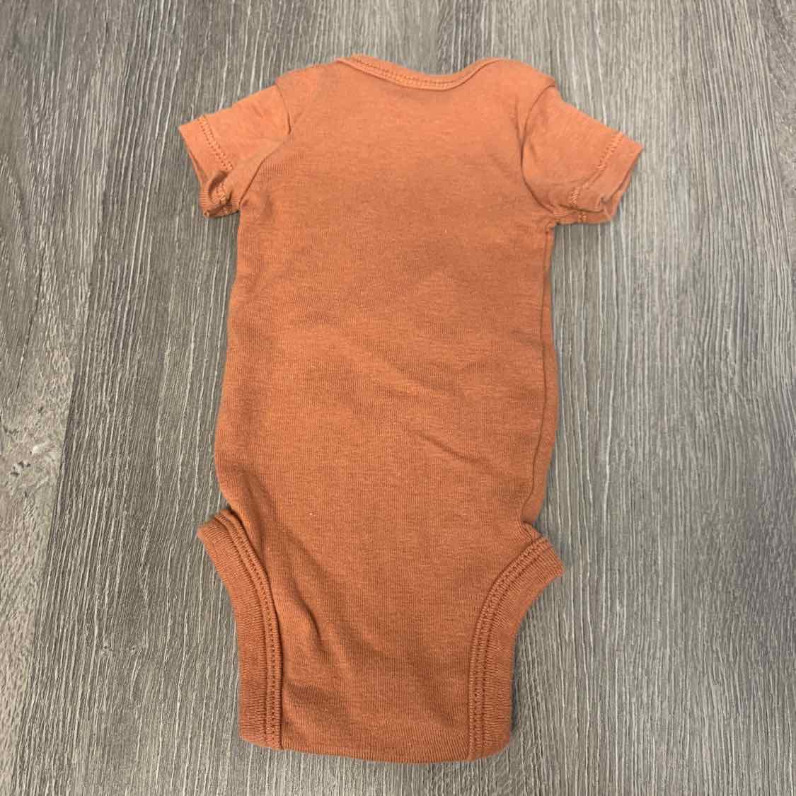 Size Preemie Orange/Green Carter's Bodysuit