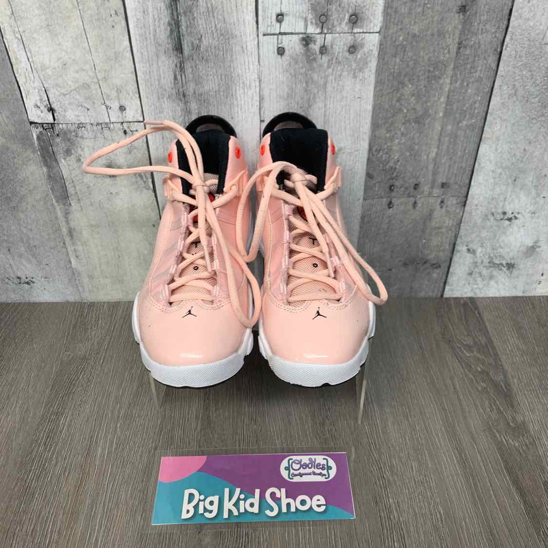 Size 2 Pink/Black Sport Brand Sneakers