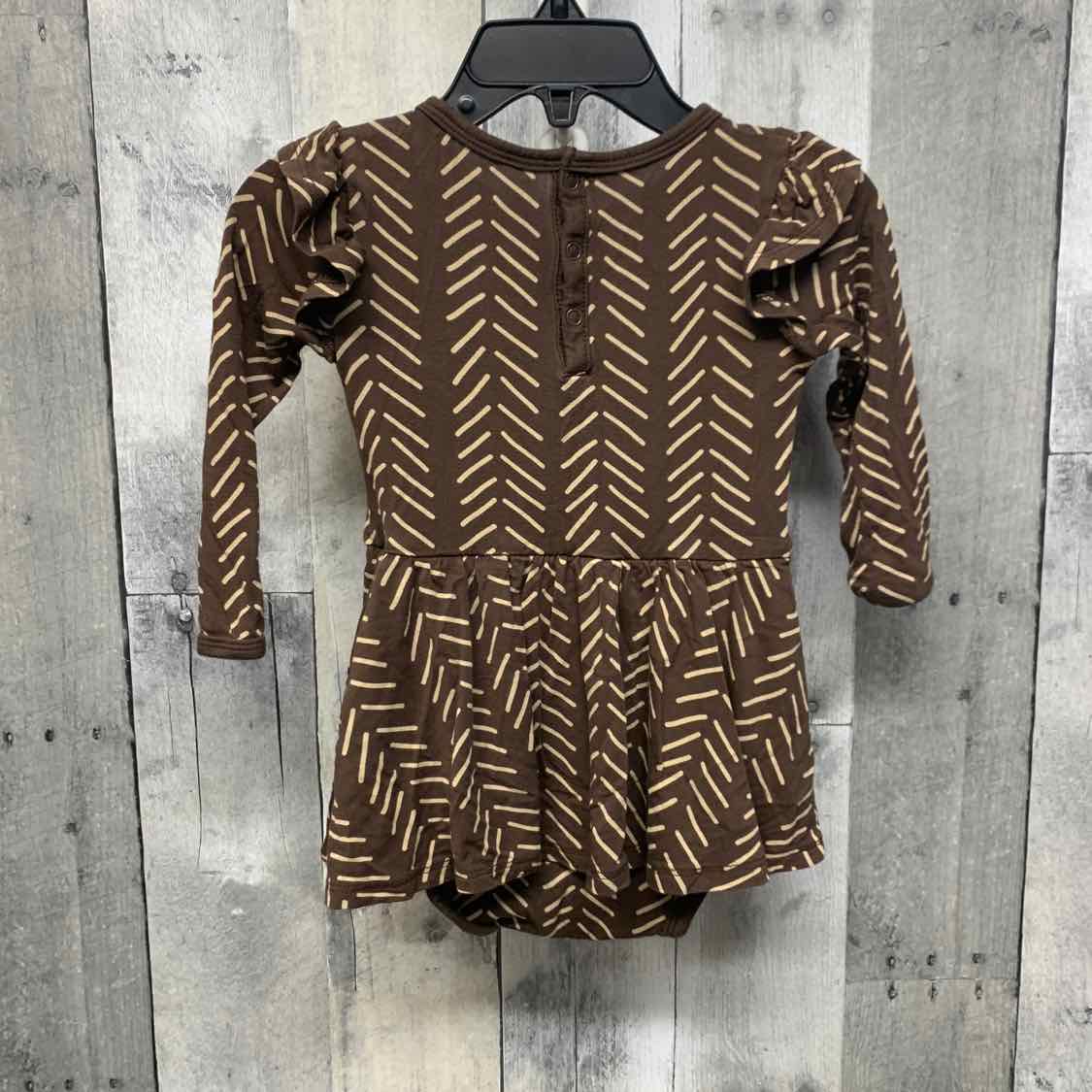 Size 18-24 Months Brown Print Kyte Romper