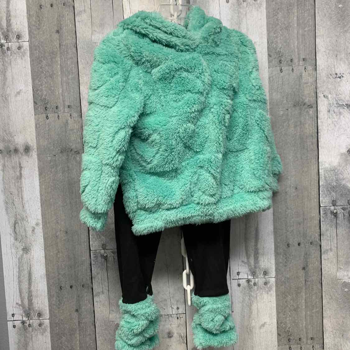 Size 2/3 Teal/Black Mid Brand Jacket/Pants