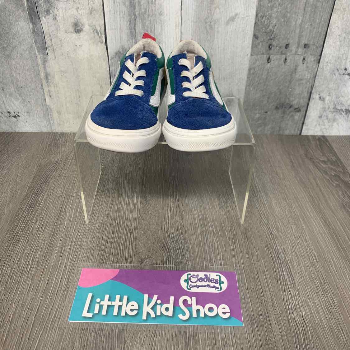 Size 7.5 Blue/Yellow Vans Sneakers