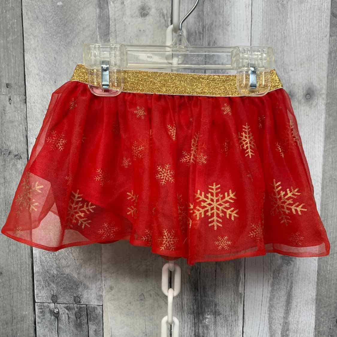 Size 18 Months Red/Gold Holiday Brands Skirt