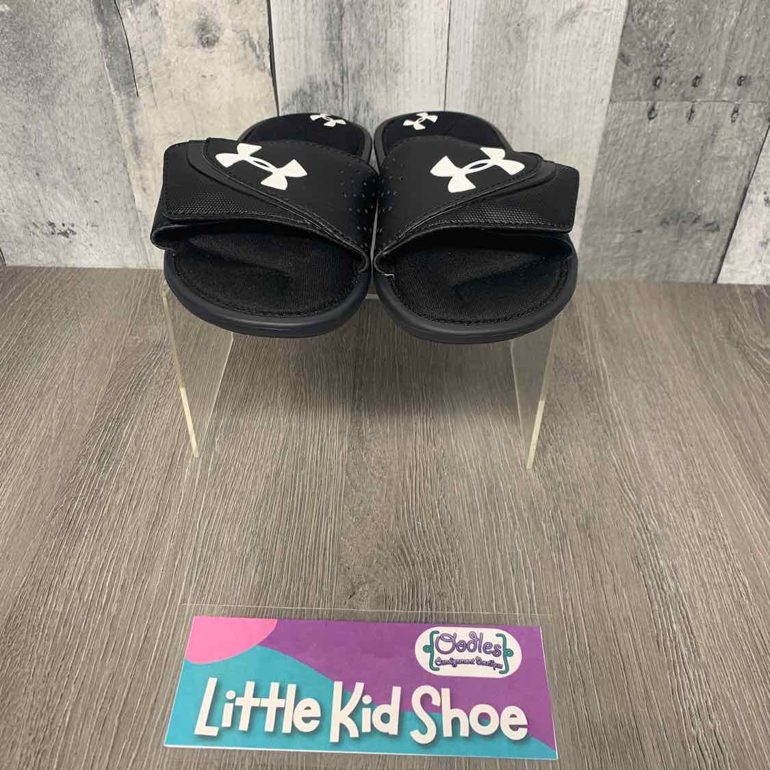 Size 13 Black/White Sport Brand Sandals