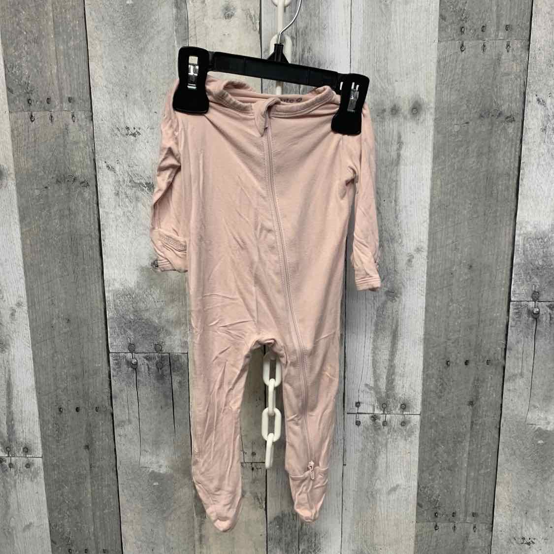 Size 0-3 Months Pink Kyte Footy PJs