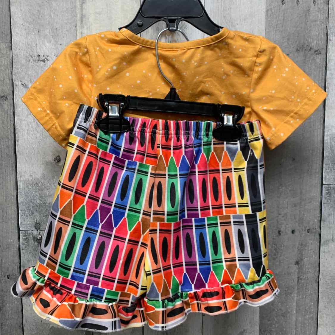 Size 3/4 Rainbow B Brand Shirt/Shorts