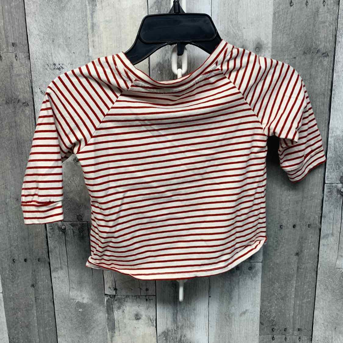Size 5T Red/White Copper Key Long Sleeve Shirt