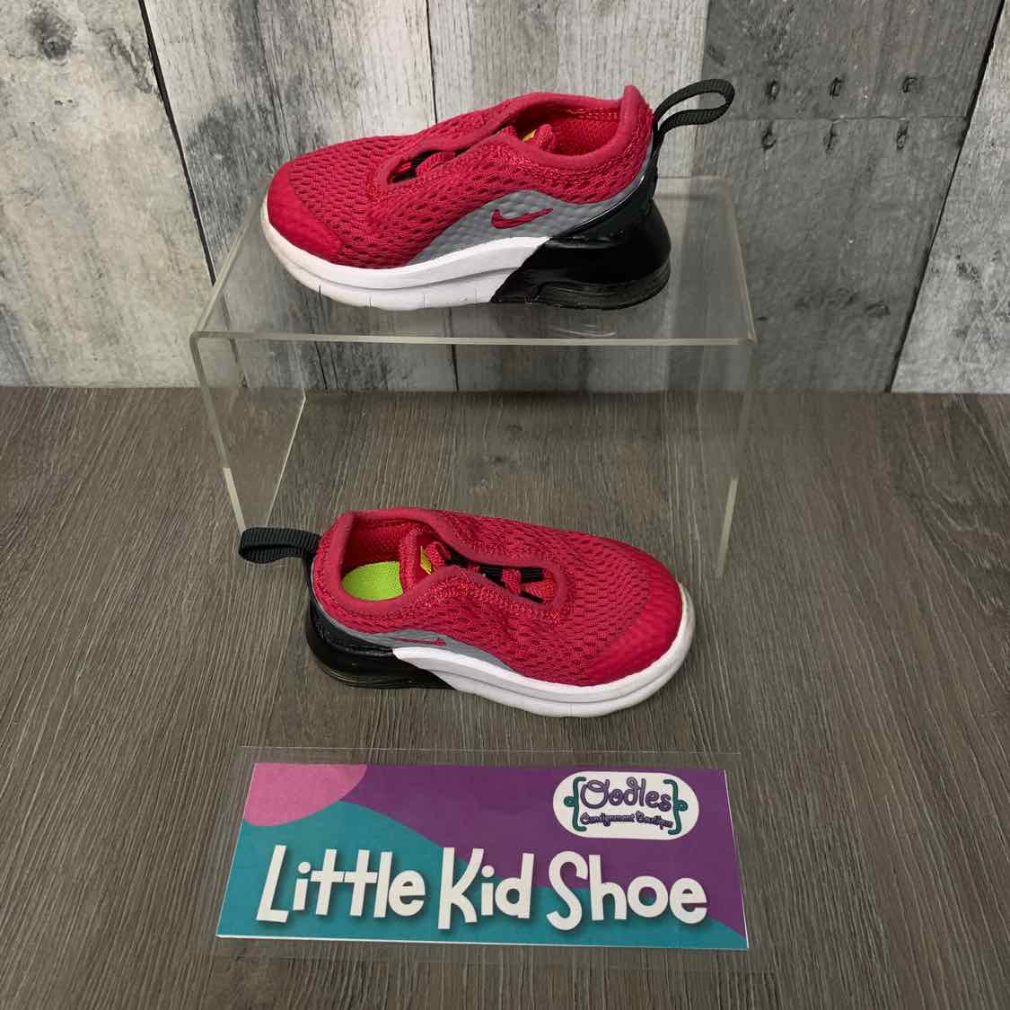 Size 4 Pink/Black Sport Brand Sneakers - OodlesCB