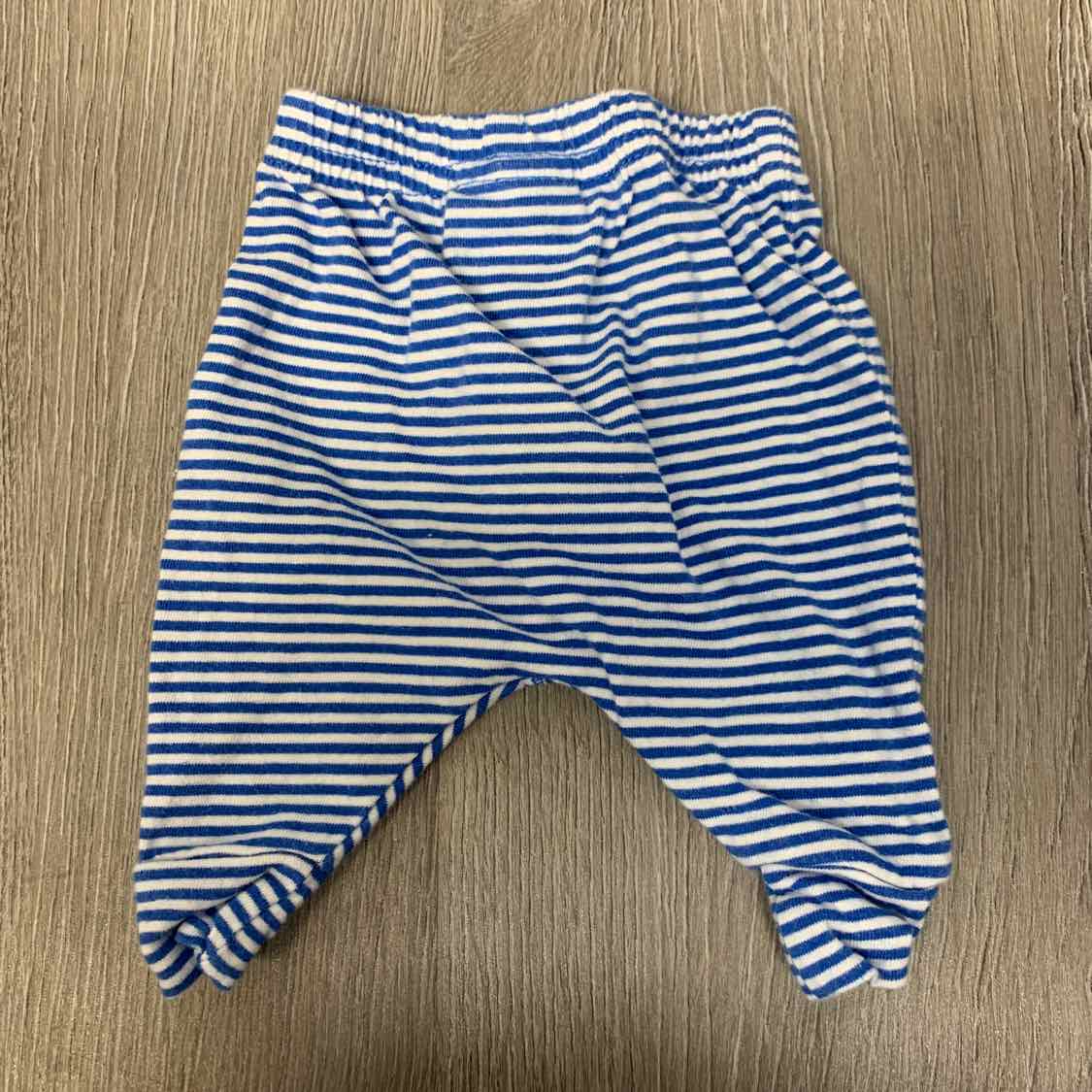 Size Preemie Blue Striped Carter's Athletic Pants