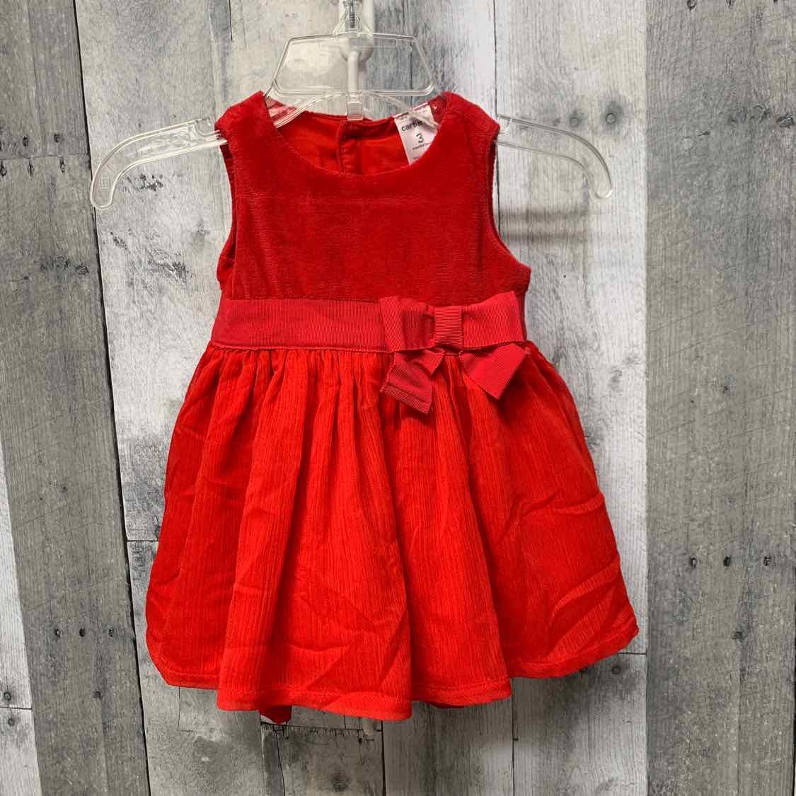 Size 3 Months Red Carter's Dress