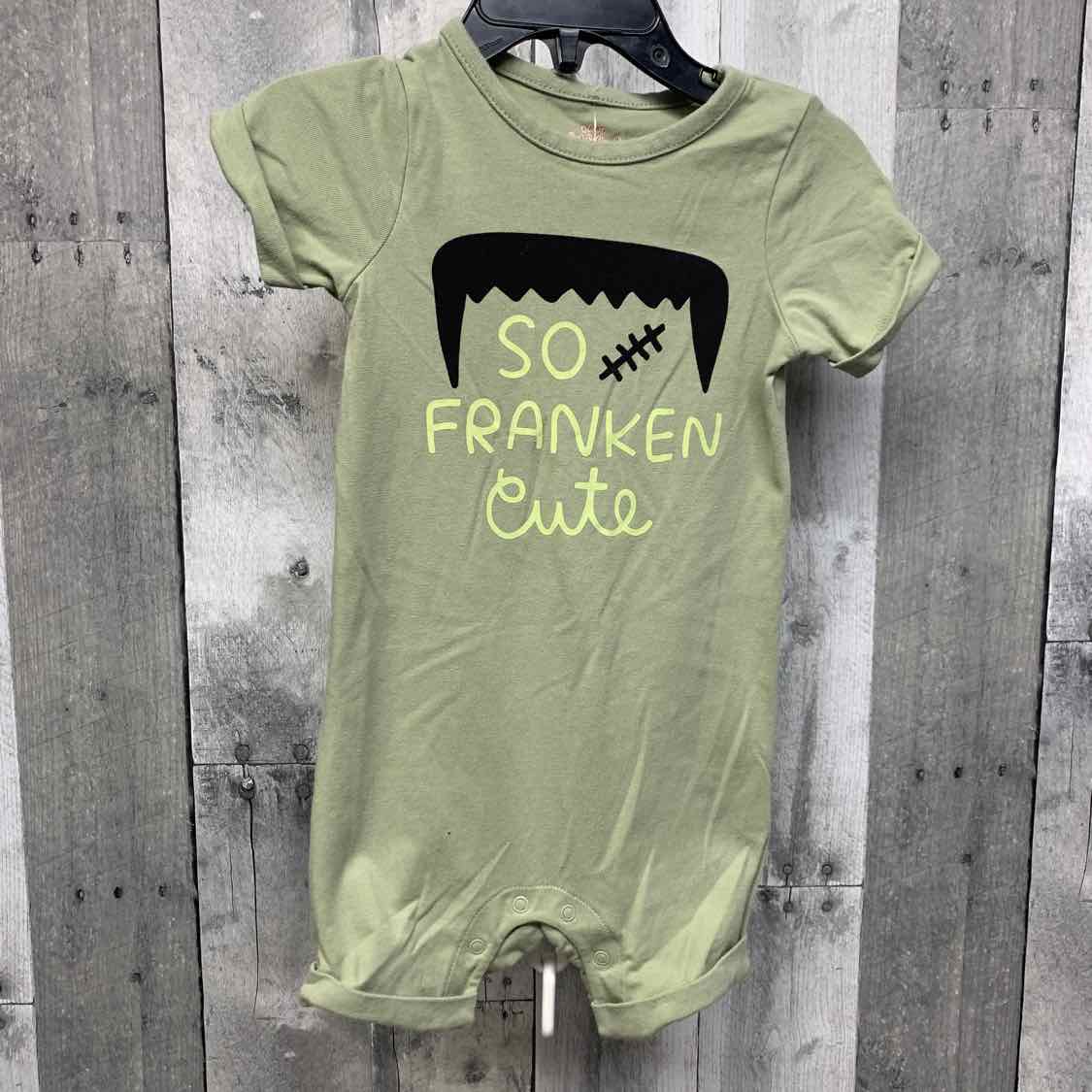 Size 12 Months Green Cat & Jack Romper