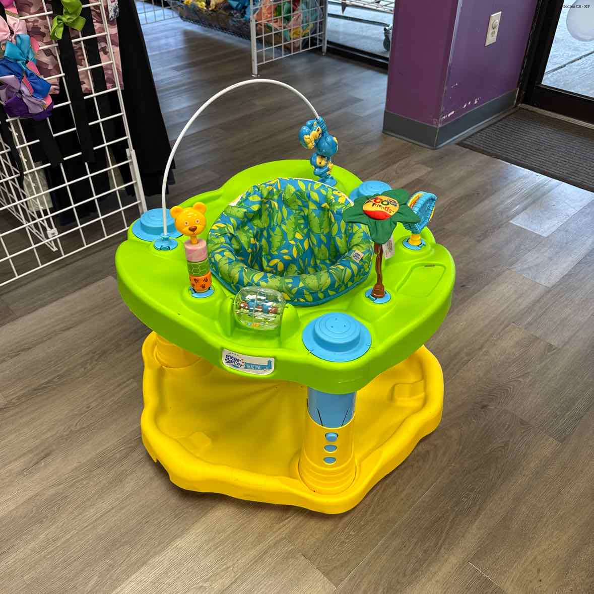 Evenflo Green/Blue Exersaucer