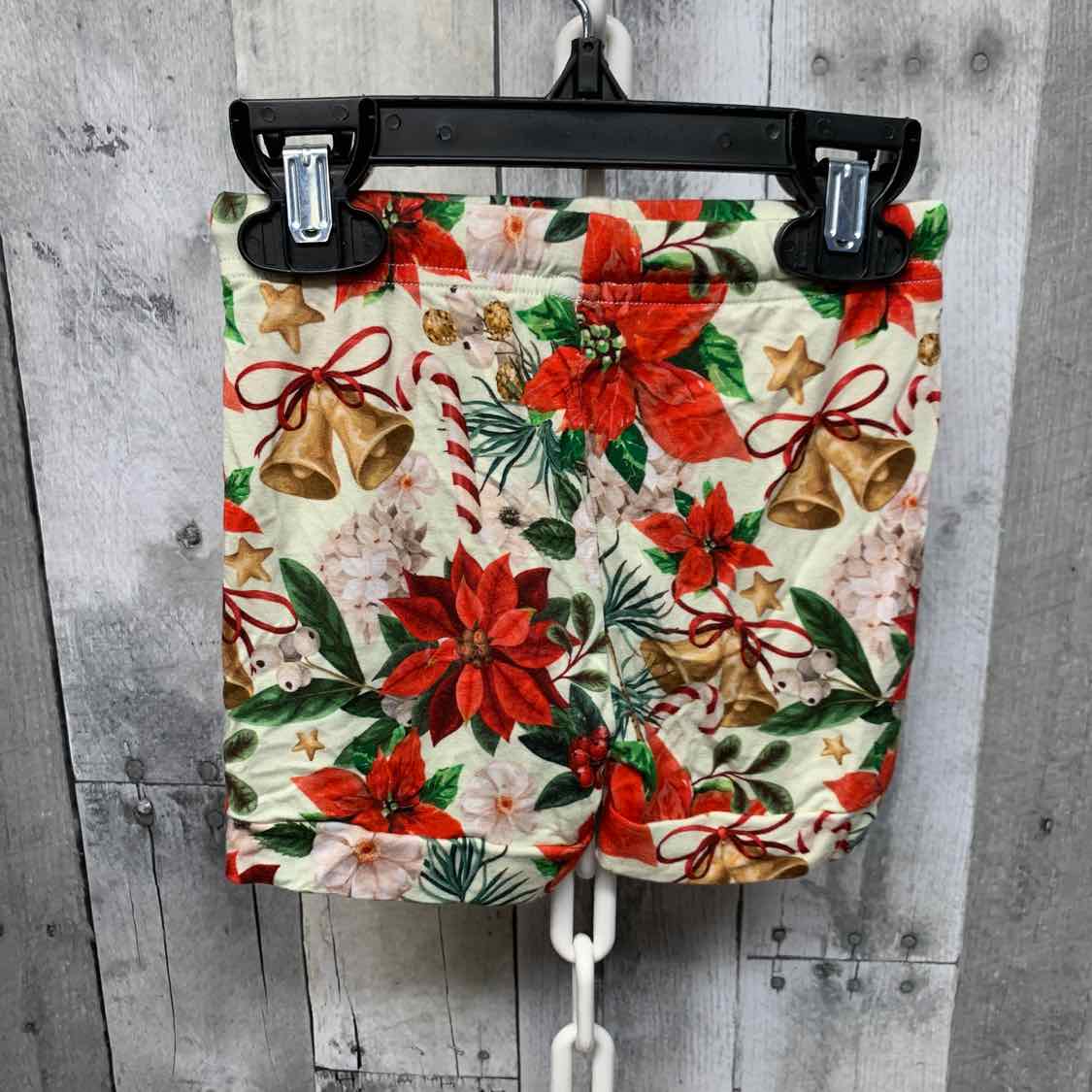 Size 2T Ivory Print Boutique Brand Shorts - Athletic