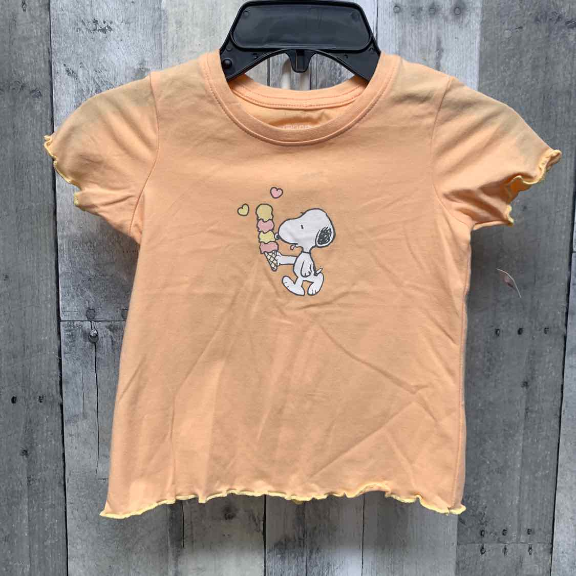 Size 5T Orange Peanuts T Shirt