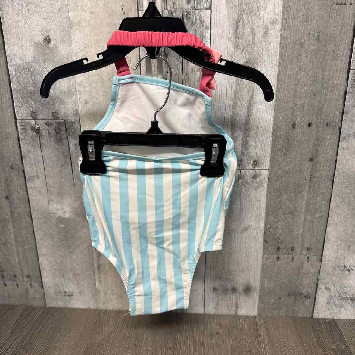 Size 24 Months/2T Blue/Pink Mud Pie Swim Suit - 1pc - OodlesCB