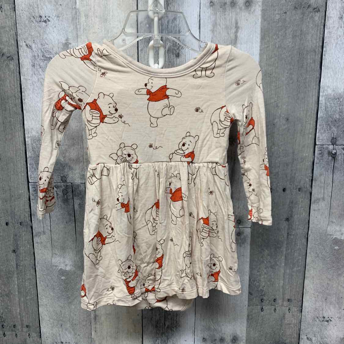 Size 6-12 Months Tan Print Little Sleepies Romper