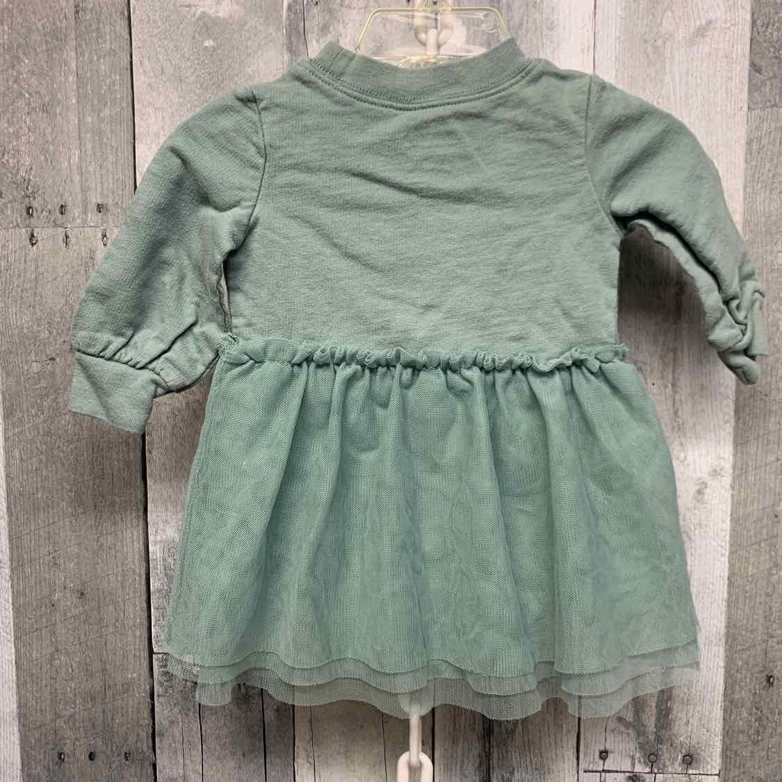 Size 6 Months Green Graphic Just One You Romper