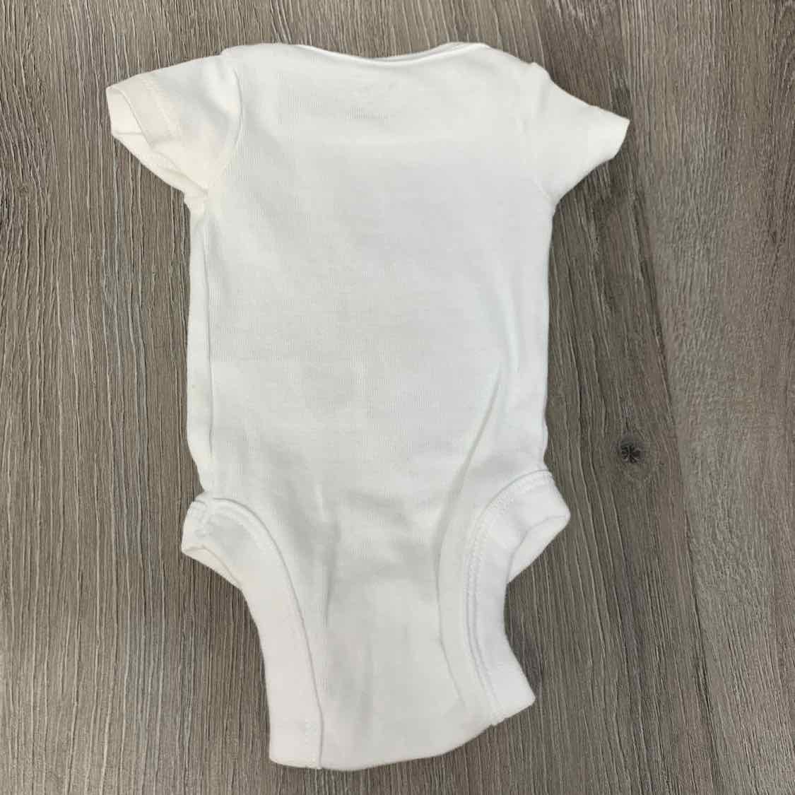Size Preemie White Gerber Bodysuit