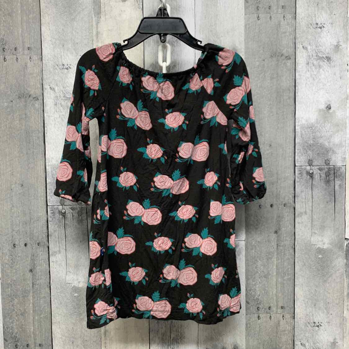 Size 18-24 Months Black/Pink Bamboo LS Dress