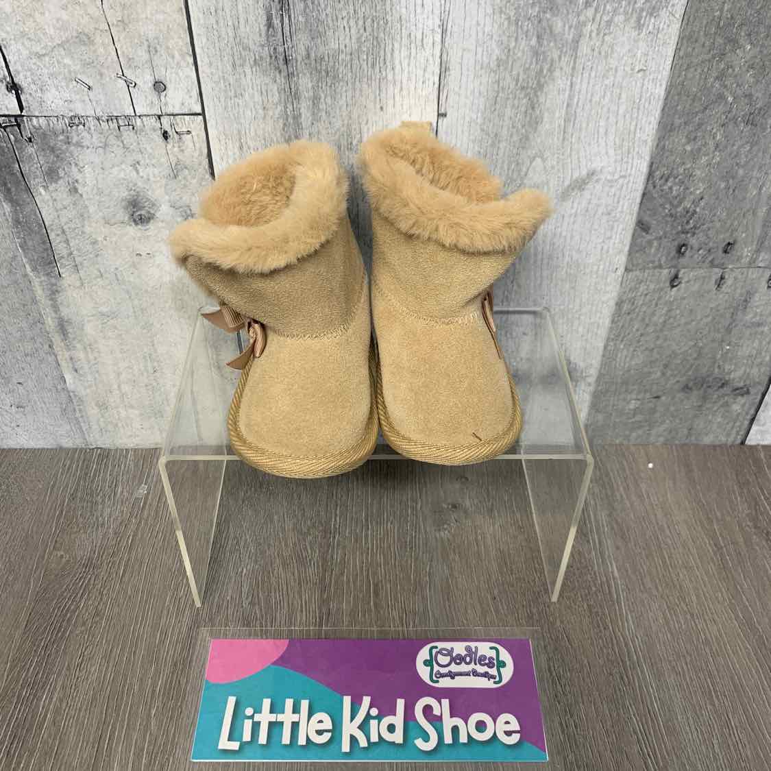 Size 0-6 Months Tan BearPaw Soft Sole Shoes