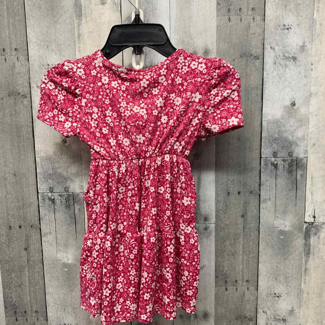 Size 4T Pink Floral Print B Brand Dress